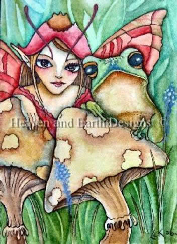 Diamond Painting Canvas - QS Mushroom Fairy